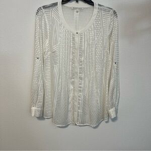 Daniel Rainn Light Weight Long Sleeve Top Sz Med